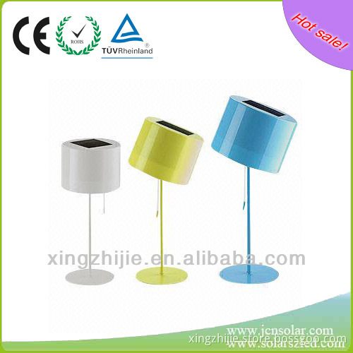 Powered solar panel lamp, solar led table lamp